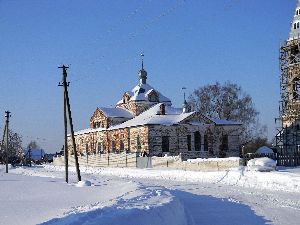 Увеличить - Владимирский храм в селе Введенье